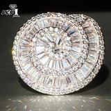 Bohemia Moissanite Zircon Silver Wedding Rings