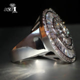 Bohemia Moissanite Zircon Silver Wedding Rings