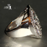 Bohemia Moissanite Zircon Silver Wedding Rings