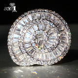 Bohemia Moissanite Zircon Silver Wedding Rings