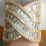 Princess CZ Wedding Rings Set in Silver