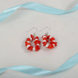 Coral Pearl 925 Silver Earrings for Women