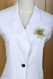 Peridot Pearl CZ Pin Brooch Pendant 2 in 1 Jewelry