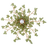 Peridot Pearl CZ Pin Brooch Pendant 2 in 1 Jewelry
