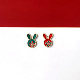 Yajin Year Jewelry Accessories Copper Money Rabbit Head Money Bag Lucky Cat