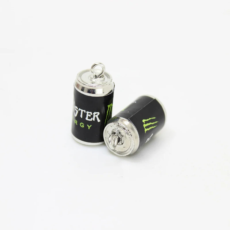 Yamily 10Pcs/Lot Resin 3D Drink Alcohol Cans Charms Beer Bottle Pendant