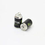 Yamily 10Pcs/Lot Resin 3D Drink Alcohol Cans Charms Beer Bottle Pendant