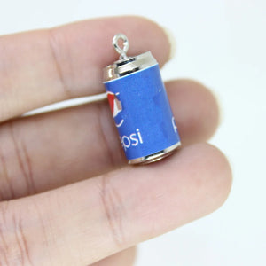 10Pcs Resin 3D Drink Cans Charms Beer Bottle Pendant DIY