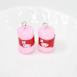 10Pcs Woolen Resin Yarn Animal Rabbit Pendant DIY Jewelry Making