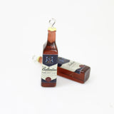 10Pcs Resin 3D Wine Bottle Charms for DIY Jewelry