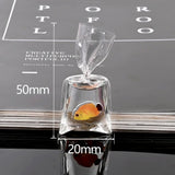 Yamily 6pcs Resin Charm Ocean Fish Water DIY Jewelry Keychain Earrings