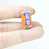 8Pcs Resin Mini 3D Cans Charm Bottle DIY Pendant Jewelry