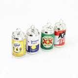 8pcs Resin Beer Charms for DIY Earrings Keychain Bracelet