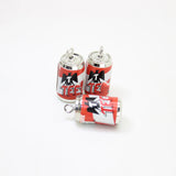 8pcs Resin Beer Charms for DIY Earrings Keychain Bracelet