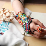 Yang Liping Retro National Style Hand Embroidered Gloves