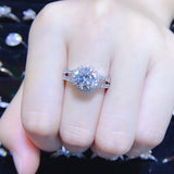 Elegant Zirconia Wedding Rings for Women