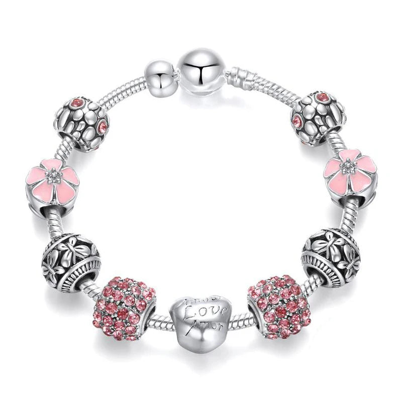 925 Silver Pan DIY Jewelry Bracelet Making PB038