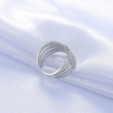AAA+ Zircon Wedding Rings for Women Bridal Engagement Jewelry Gift