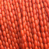 Yanqi Sardine Red Coral Seed Beads Faceted Bucket Beads for Jewelry Making DIY