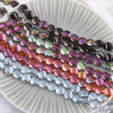 Yanqi Red 14mm Austria Crystal Beads Twisted Glass Beads
