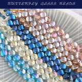 Yanqi Red 14mm Austria Crystal Beads Twisted Glass Beads