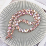 Yanqi Red 14mm Austria Crystal Beads Twisted Glass Beads
