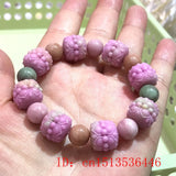 Yanyuan Agate Jade Flower Bracelet Women Bangles