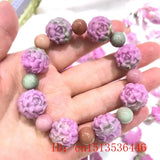 Yanyuan Agate Jade Flower Bracelet Women Bangles