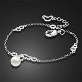 Personalized Pearl Sterling Silver Bracelet for Boys