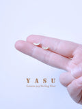 Yasu Angel's Wings Stud Earrings - 925 Sterling Silver 14K Plated