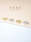 Yasu 925 Silver Plum Blossom Round Earrings Hip Hop Party Jewelry