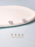 Yasu 925 Sterling Silver Crystal Ear Bone Clip Earrings For Women