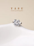 Yasu 925 Sterling Silver Crystal Ear Bone Clip Earrings For Women