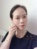 Yasu 925 Silver Emerald Bracelet 14K Plated Chain for Women