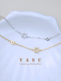 Yasu 925 Silver Star Bracelet 14K Plated Girlfriends Jewelry