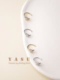 Yasu 925 Silver Flower Ear Cuffs Wedding Party Fine Jewelry