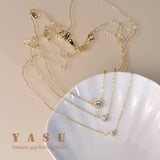 Yasu 925 Sterling Silver Diamond Pendant Necklace