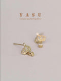 Yasu 925 Silver Princess Crown Drop Earrings for Women