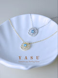 Yasu 925 Silver Necklace Six-pointed Star Pendant For Women