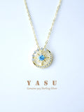 Yasu 925 Silver Necklace Six-pointed Star Pendant For Women