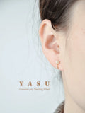 Yasu 925 Silver Flower Drop Earrings Women Party Jewelry