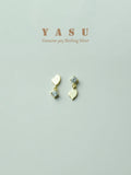 Yasu 925 Silver Plated Crystal Heart Earrings Romantic Birthday Gift