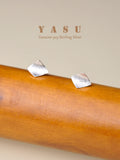 Yasu Deal Piercing Ear Silver 925 Geometry Stud Earrings For Woman