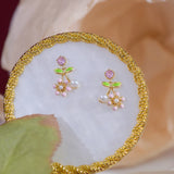 Yatay Flower Colorful Earrings For Women Lady Weddings Charm Jewelry