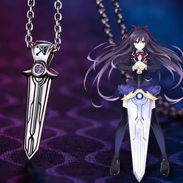 Yatogami Tenka Woman Necklaces DATE A LIVE Jewelry Anime Chain Pendant