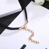 Resin Geometric Wood Bead Short Necklace Women's Sweater Chain