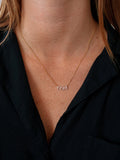Custom Birth Date Necklace - Number Necklace - Pav? Name Necklace