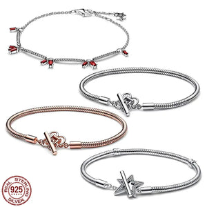 Year Rabbit 925 Sterling Silver Red Firecracker Bracelet