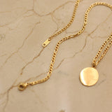 Strelitzia Pendant Necklace Plated Chain Flower Necklace