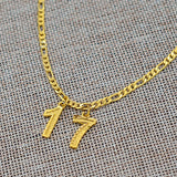 Personalized Number Necklace for Birthday, Custom Age Necklace for Women Men